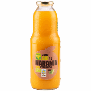 Zumo bio de naranja 100% exprimido