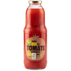 Zumo bio de tomate 100% exprimido