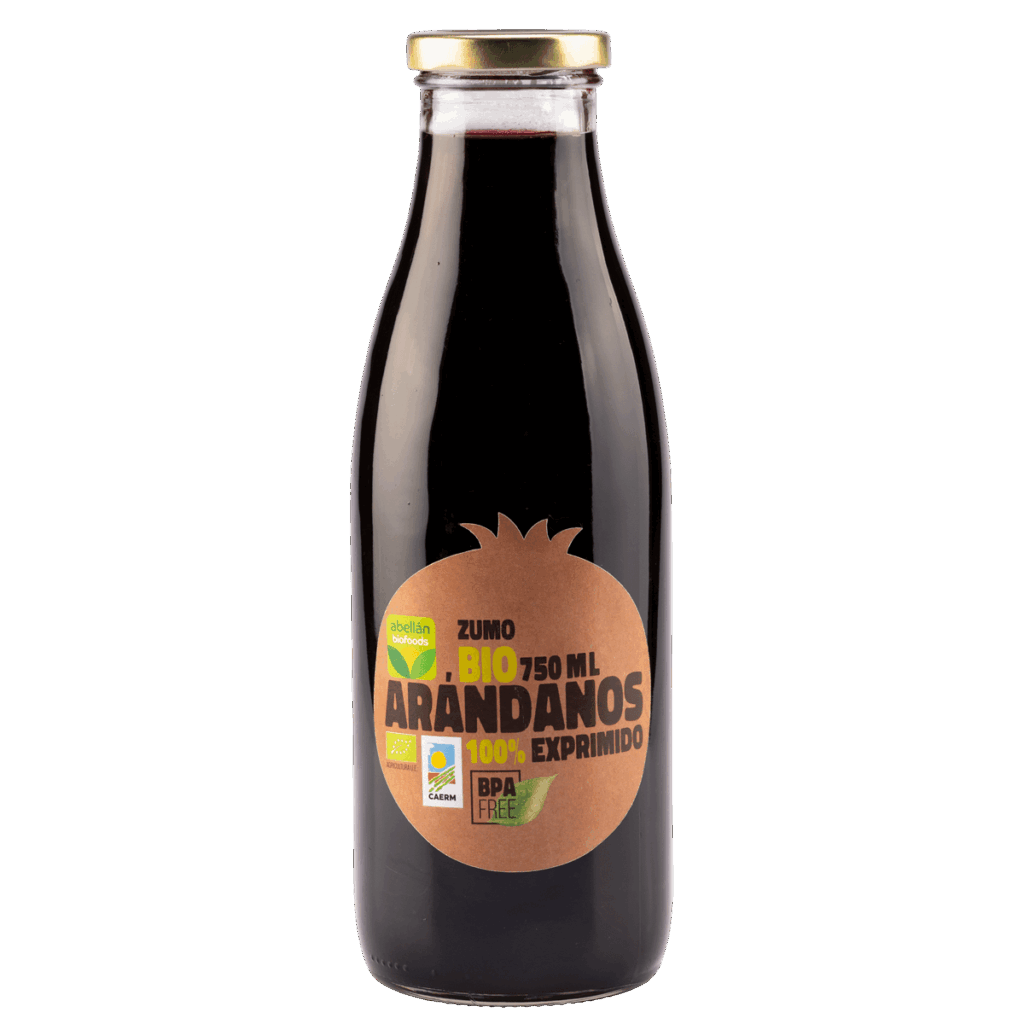 Zumo bio de arándanos 100% exprimido