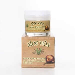 Crema regeneradora de Aloe Vera y baba de caracol