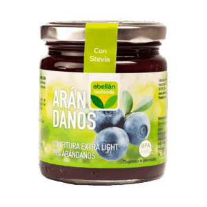 Mermelada de arándanos con stevia