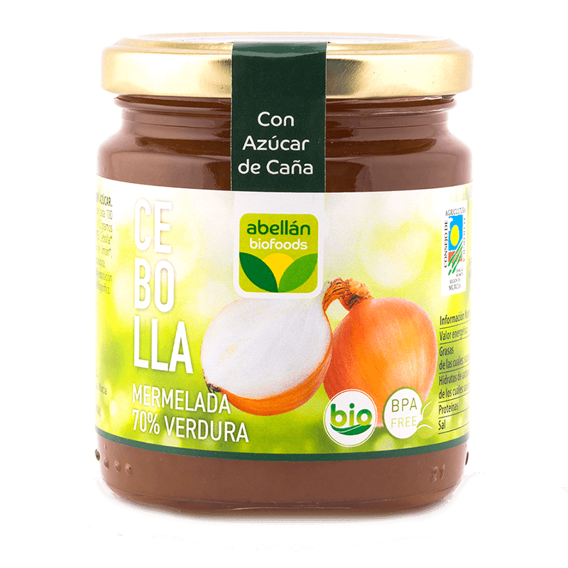 Mermelada de cebolla con azúcar de caña