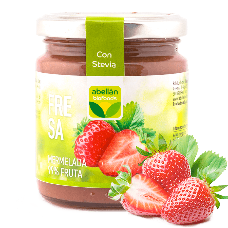 Mermelada de fresa con Stevia