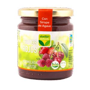 Mermelada de frutos rojos con sirope de agave