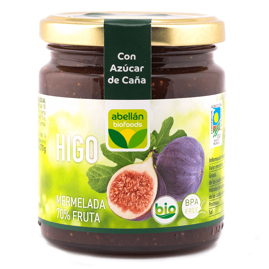 Mermelada de higo con azúcar de caña