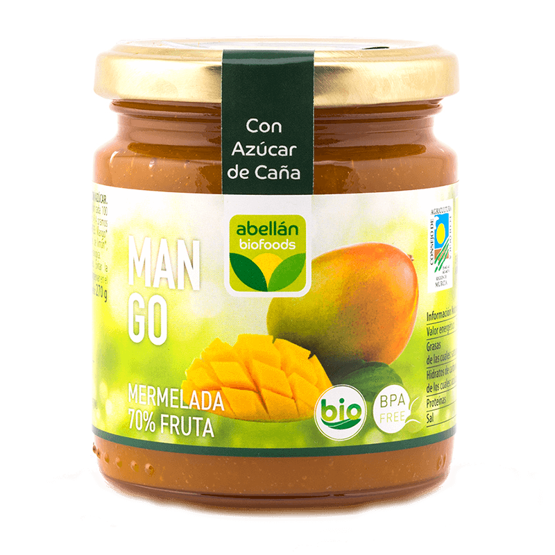 Mermelada de mango con azúcar de caña