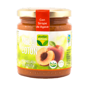 Mermelada de melocoton con sirope de agave