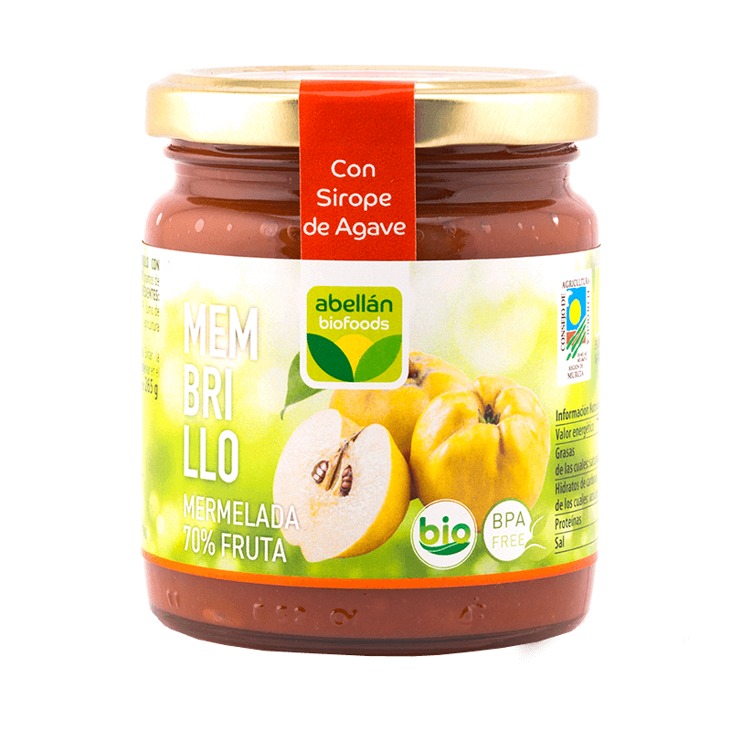 Mermelada de membrillo con sirope de agave