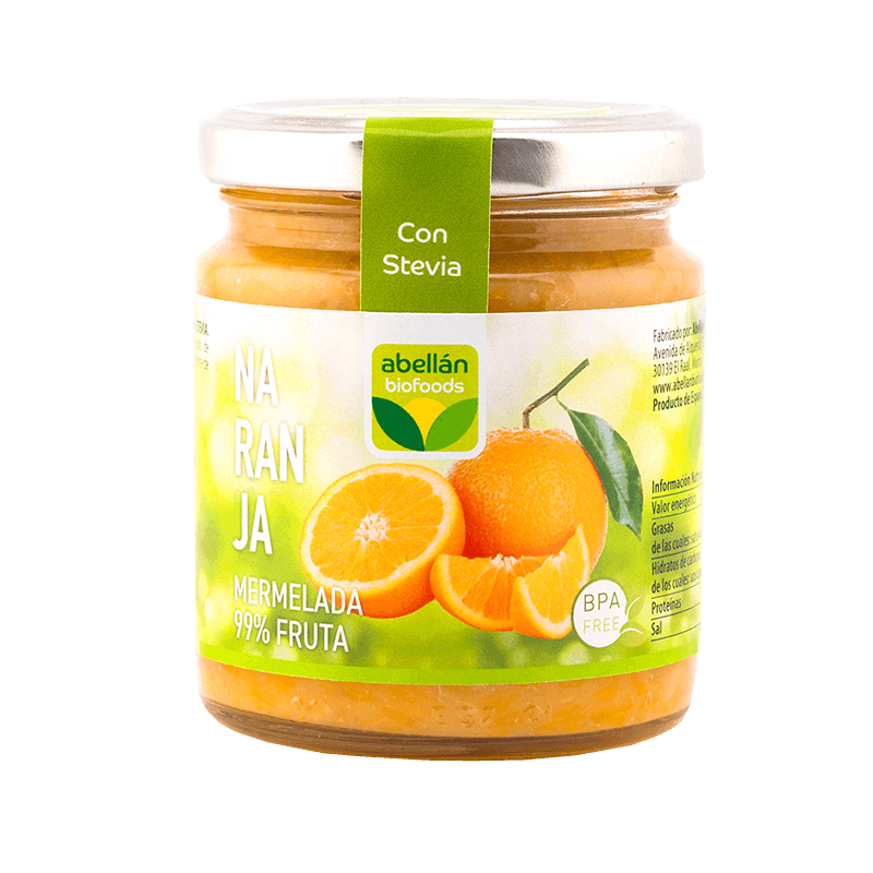 Mermelada de naranja con stevia
