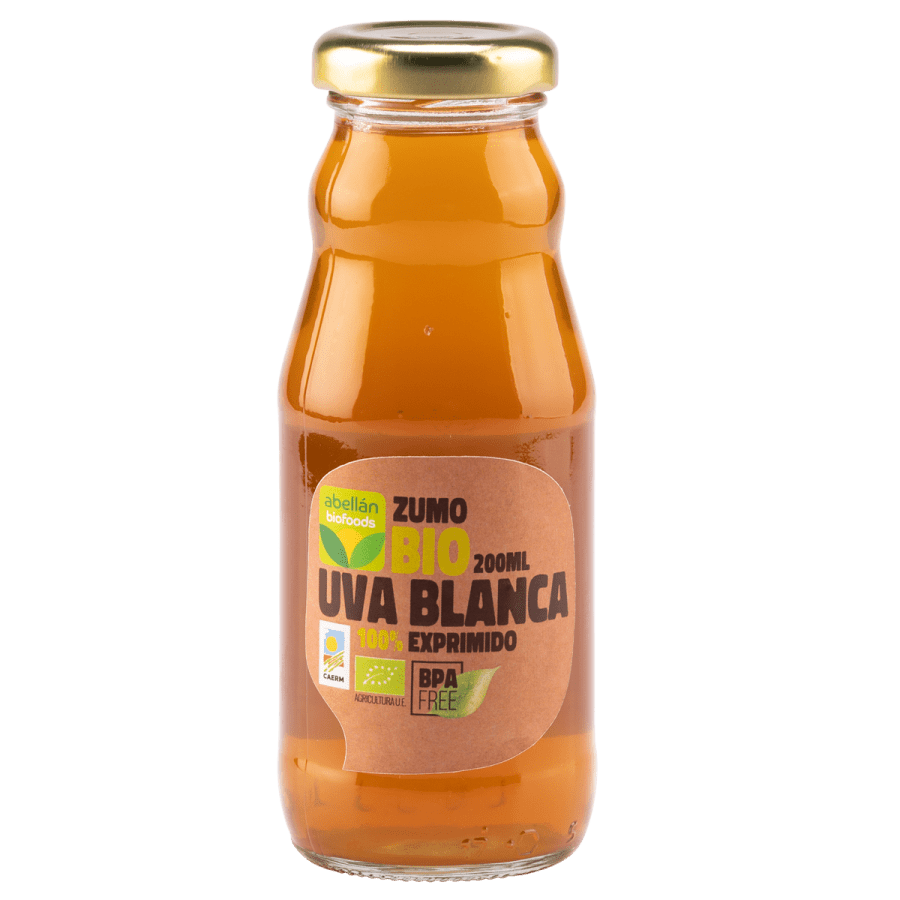Zumo bio de uva blanca 100% exprimido