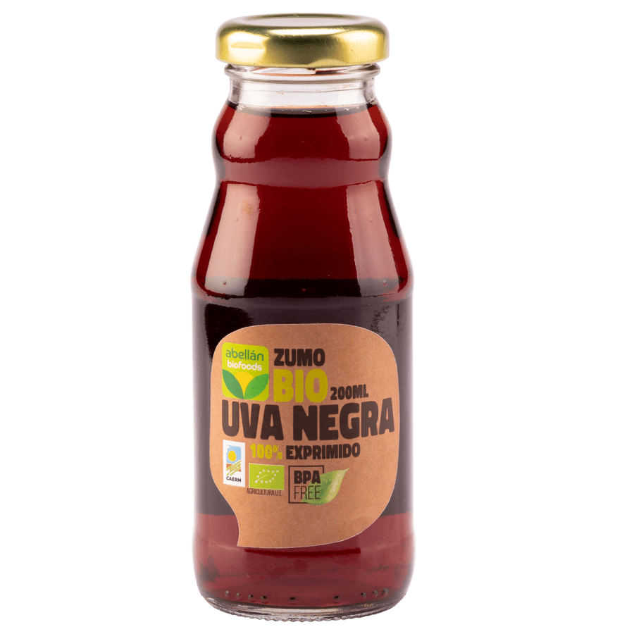 Zumo bio de uva negra 100% exprimido