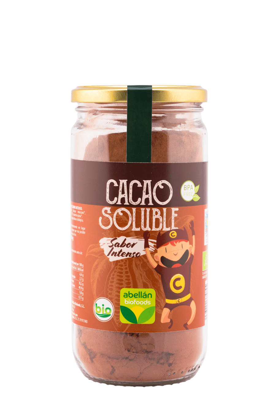 Cacao soluble sabor intenso